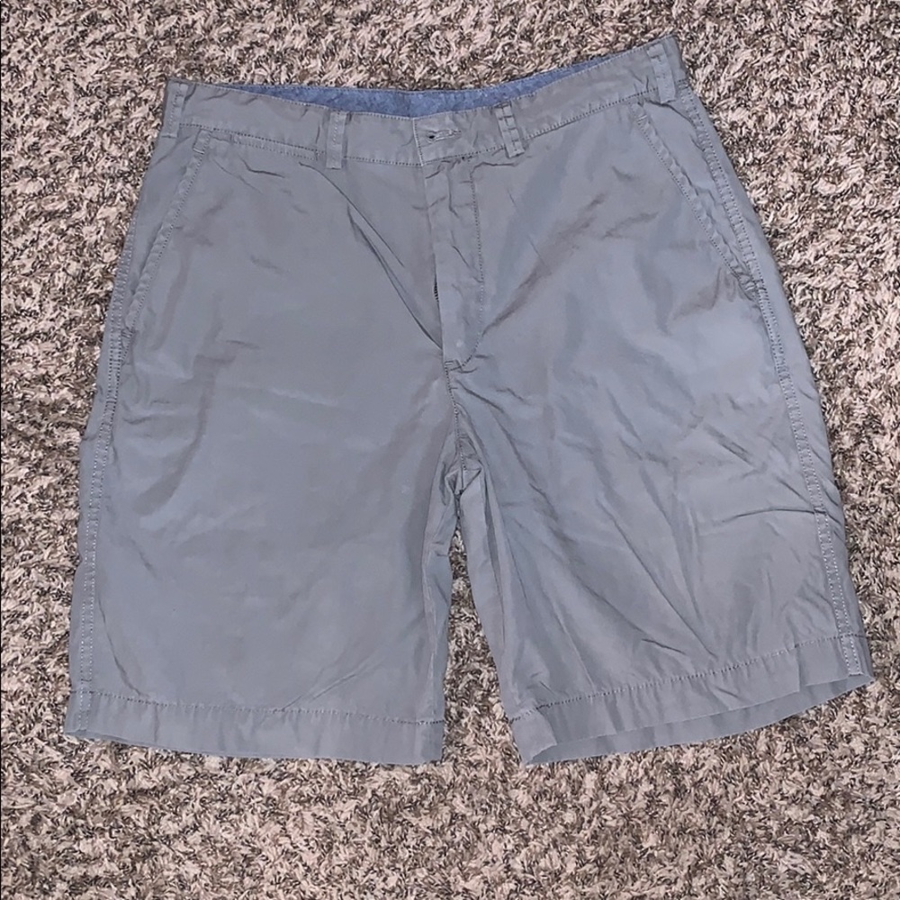 Light Grey, Polo, Tech/Explorer Style Shorts.